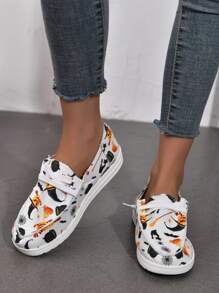 女士休閒運動鞋 - 白色 - 查看 1