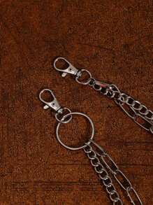 ROMWE Goth 1 chiếc quần lót nhiều lớp họa tiết dơi dành cho nữ, Halloween - Bạc - Xem 4