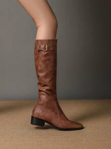 Fashion Boots - Brown - View 5