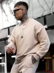 Áo nỉ Nam - Màu be - Xem 1