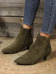 Botas estilete - Verde militar - Ver 2