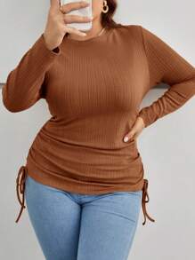 Auralis Plus Drawstring Side Tee