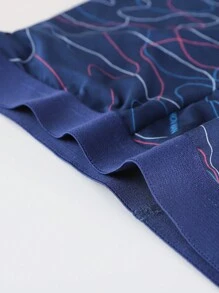 男士4入組圖案印花平角內褲 - 彩色 - 查看 3