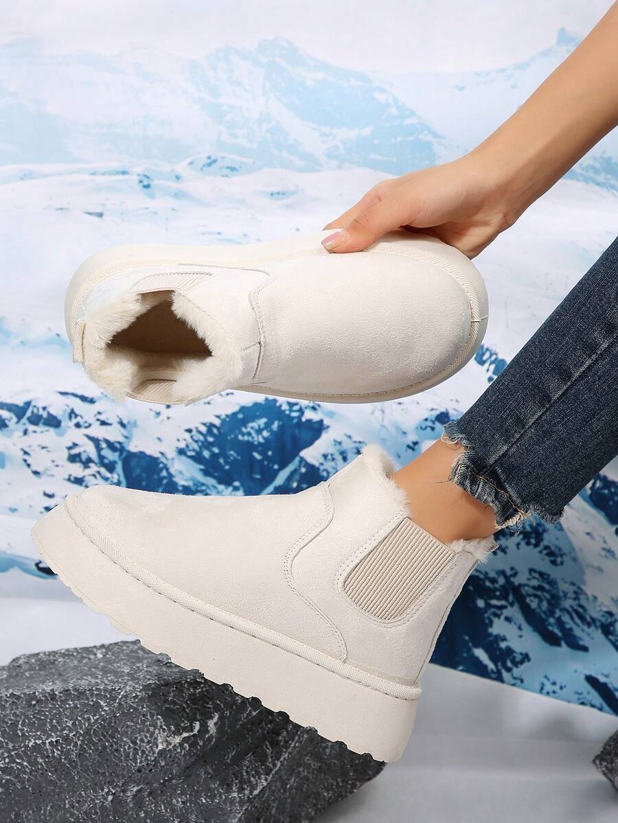 Botas De Nieve Para Mujer - Blanco - Ver 1