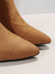 Stiletto Boots - Brown - View 5