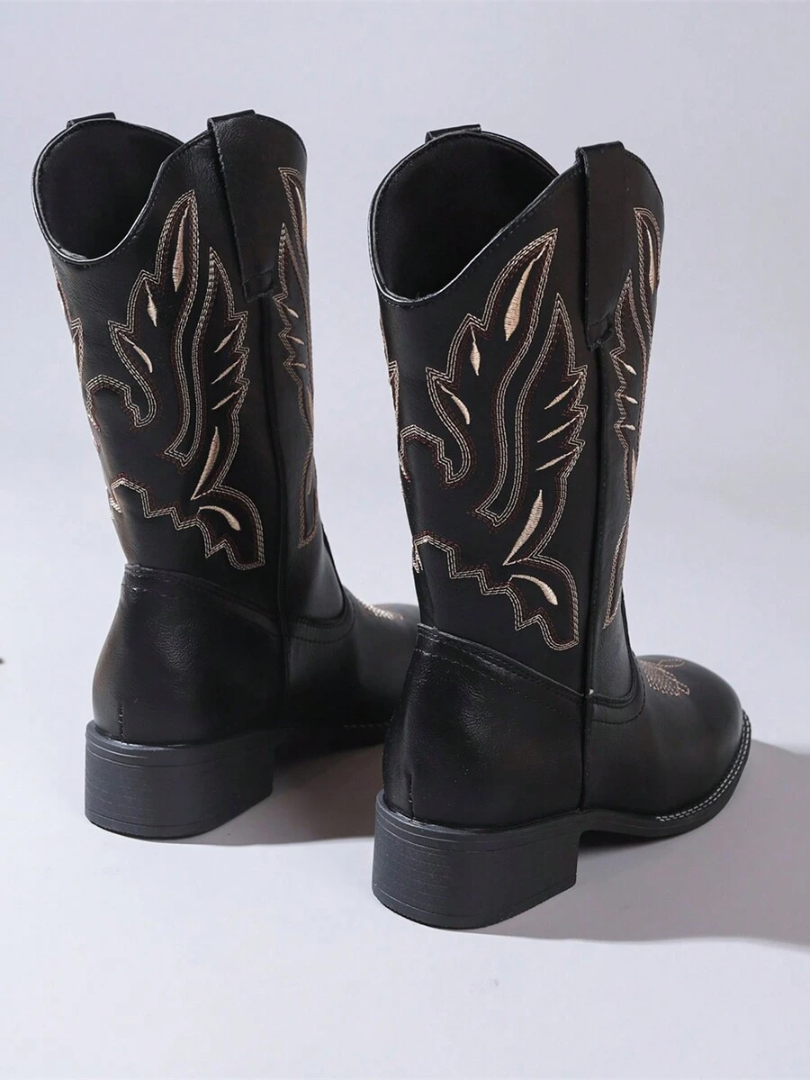 Quý cô Đúng mốt Giày ống - màu đen - Xem 1