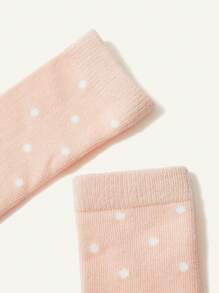 SHEIN Calcetines de tubo 6 hasta media pantorrilla en rosado gris - Multicolor - Ver 3