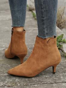 Stiletto Boots - Brown - View 3