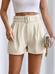 Firerie High-Waisted Shorts With Diagonal Pockets For Valentine'S Day, Dating , Parties And Summer Holiday