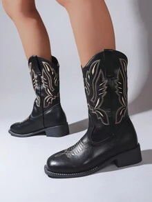 Quý cô Đúng mốt Giày ống - màu đen - Xem 6