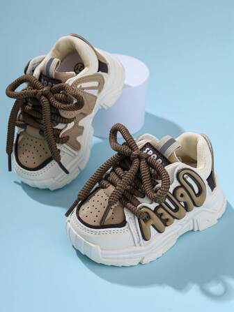 New Soft Bottom Breathable Anti-Odor Anti-Slip Baby Shoes, Fashionable Classic Chunky Sneakers, Comfortable Kids Casual Shoes