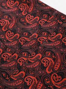 Manfinity Mode Men Plus 1pc Paisley Print Waistcoat - Multicolor - View 5