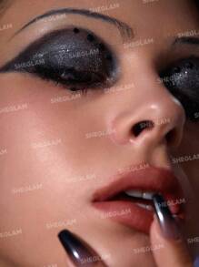 Corpse Bride | SHEGLAM Ghostly Glitter Gel-Underworld Gothic Eyeshadow Brand Beauty Makeup Face Paint Cosmetic For Women Girls Perfect For Winter Spring Ideal For Y2K Fancy Fashion Suitable For Birthday Gift Party Ready Best Color - Underworld - View 2