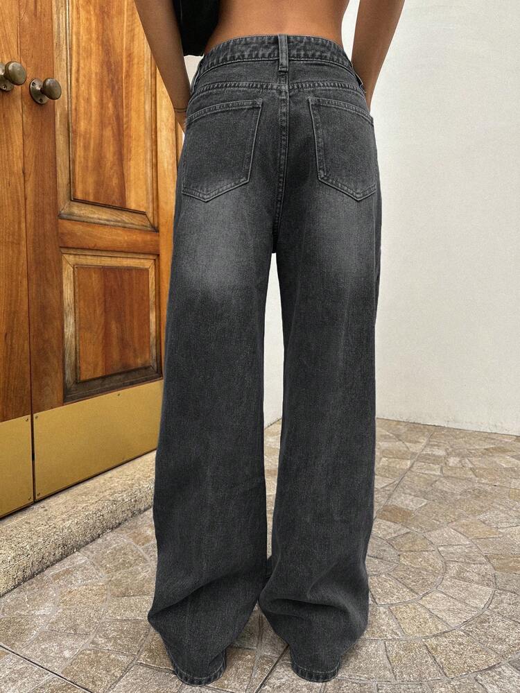 High Waist Wide Leg Jeans