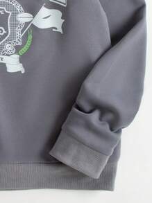 Tween Boy Letter Graphic Sweatshirt