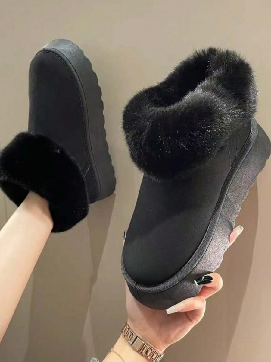 Botas De Nieve Para Mujer - Negro - Ver 1