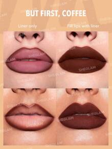 SHEGLAM So Lippy 唇線筆套裝-Espresso Kisses 3 件/套 柔軟啞光棕色唇線筆 高色素易於使用 絲般順滑輪廓色調唇妝棕色唇線筆 品牌 美容 化妝 化妝品 適合女性與女孩 完美搭配夏季春季 Y2K 時尚 流行 生日 母親節禮物 假期 派對準備就緒 最佳顏色 - Espresso Kisses - 查看 4