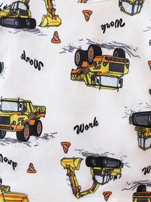 Baby Boy Car Print Tee - Multicolor - View 3