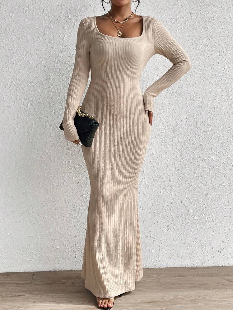 cut out backless square neck mermaid hem bodycon dress Square Neck Cut Out Back Mini Bodycon Dress In Navy Blue Sequin | EGO US
