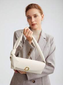 MOTF PREMIUM KNOT HANDLE HANDBAG - White - View 10