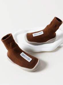 Baby Sports Shoes Anti-Kick Anti-Slip Sock Shoes Step Shoes Lightweight Sneakers - Brown - View 4