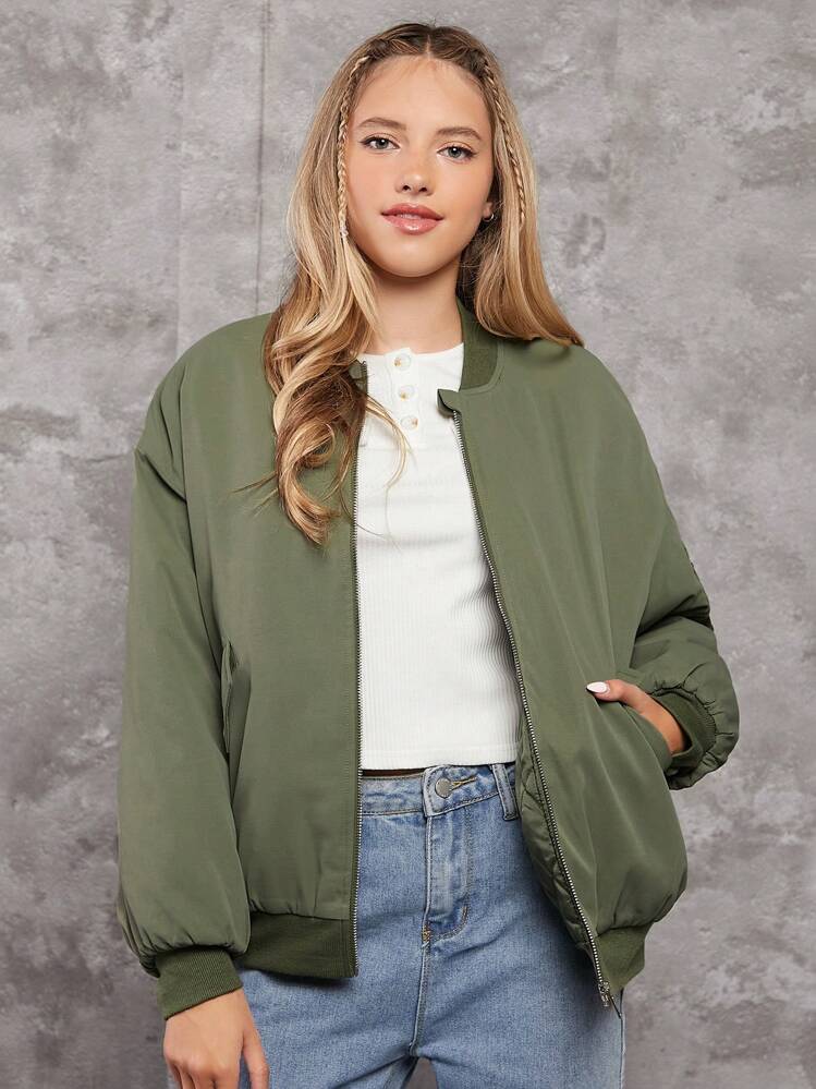 Bomber jacket for teenage girl sales