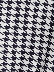 GENTILAND Hombres Chaleco tipo suéter con estampado de pata de gallo sin blusa - azul real - Ver 5