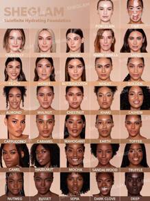 SHEGLAM Skinfinite 保濕粉底液-檀香無瑕露水粉底液保濕遮瑕隱形毛孔遮瑕無毛孔不油膩輕盈自然柔軟液體粉底液 品牌 美容 化妝 化妝品 適合女性與女孩 完美搭配夏季春季 Y2K 時尚 流行 生日 母親節禮物 假期 派對準備就緒 最佳顏色 - Sandalwood - 查看 8