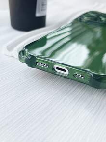 Funda Transparente Antigolpes Para Teléfono Con Protección De Lente - Verde - Ver 5