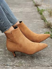 Stiletto Boots - Brown - View 2