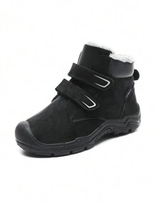 Children's Outdoor Warm Anti-Collision Snow Boots, Suitable For Outdoor Activities In Autumn/Winter - Black - View 1