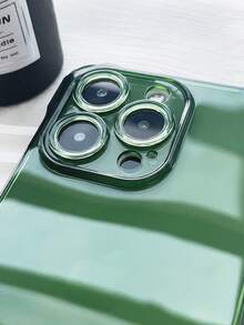 Funda Transparente Antigolpes Para Teléfono Con Protección De Lente - Verde - Ver 4