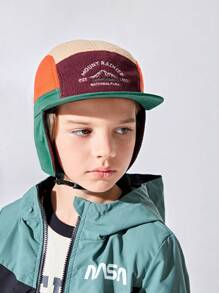 SHEIN 兒童棒球帽 - 軍綠色 - 查看 3