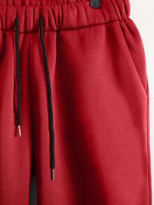 Manfinity Hypemode Men Slogan Graphic Sweatshirt & Sweatpants - Multicolor - View 7