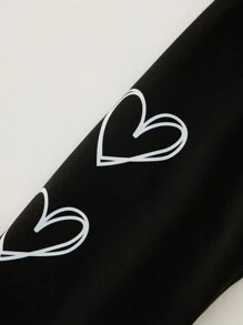 Tween Boy Spider Web Print Zip Up Sweatshirt - Black - View 3