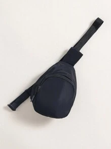 Young Boy Zip Up Hooded Padded Coat - Black - View 5