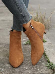 Stiletto Boots - Brown - View 1