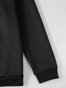 Manfinity Hypemode Men Slogan Graphic Sweatshirt & Sweatpants - Multicolor - View 3