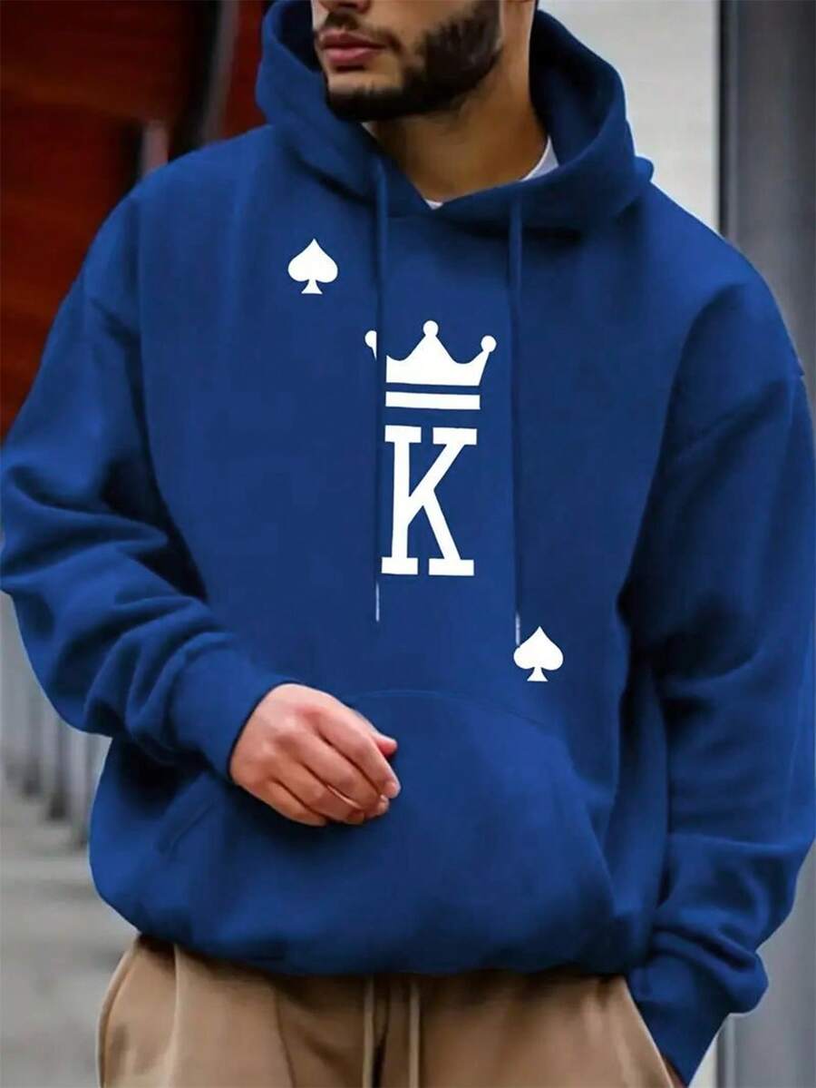 Áo nỉ Nam - Xanh đậm - Xem 1