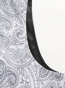 Manfinity Mode Men Plus 1pc Paisley Print Waistcoat - Multicolor - View 6