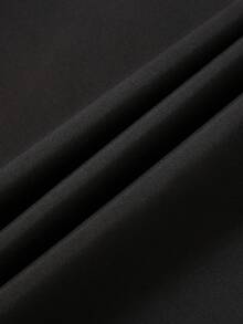 Manfinity Hypemode Loose Fit Men's Colorblock Hooded Jacket - Black - View 5