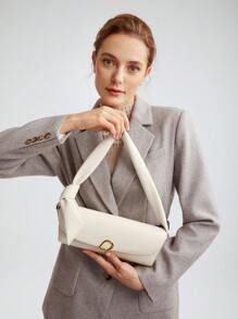 MOTF PREMIUM KNOT HANDLE HANDBAG - White - View 8
