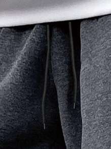 Manfinity Hypemode Loose Fit Men's Solid Color Slant Pocket Jogger Sweatpants