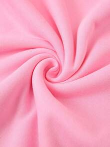 SHEIN EZwear Áo nỉ lót nhiệt họa tiết Plus Letter - Hồng - Xem 3