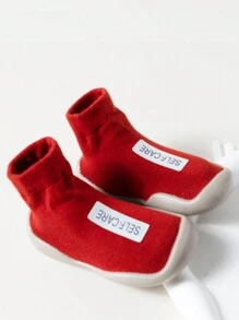 Infant Anti-Kick Anti-Slip Sock Shoes Walking Shoes Lightweight Athletic Shoes - Red - View 4