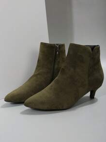 Botas estilete - Verde militar - Ver 3