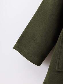 男小童斜口袋花呢外套和熊包 - 軍綠色 - 查看 3