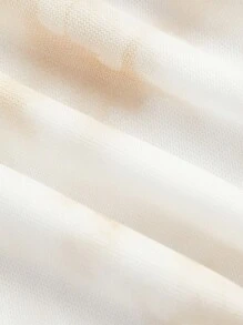 SHEIN MOD Viền rìa Viền không đối xứng Áo hai dây - Nhiều màu - Xem 4