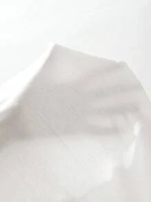 Travachic Vestido de tirantes de espalda abierta con cordón de muslo con abertura - Blanco - Ver 6