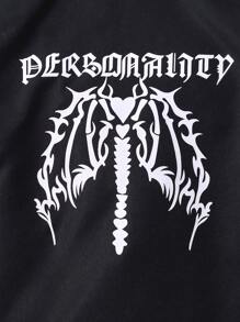 Young Boy Letter Graphic Shirt